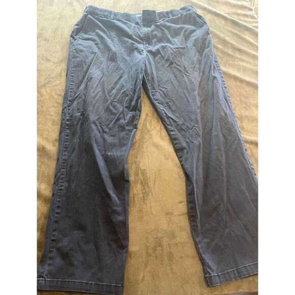 IZOD Saltwater Stretch Chino 42x32 Straight blue‎ pants - Picture 1 of 7